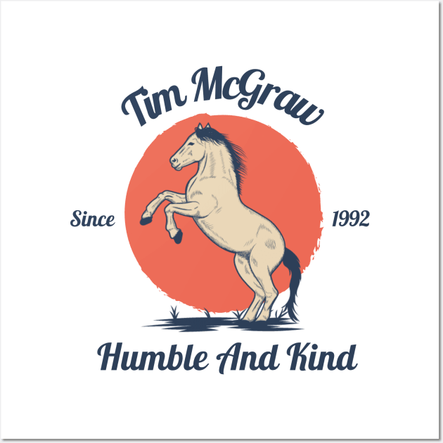 Tim Mcgraw // Horse Wall Art by GO WES